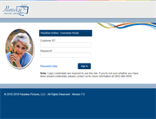 Tablet Screenshot of paradiseorders.com